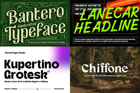 VT Treasure Font Bundle