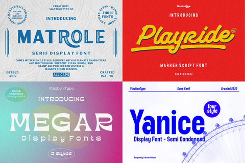VT Treasure Font Bundle