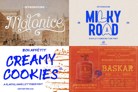 VT Treasure Font Bundle