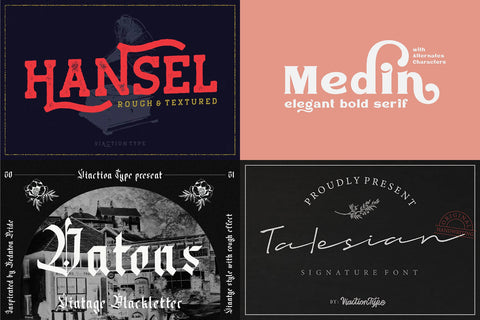 VT Treasure Font Bundle