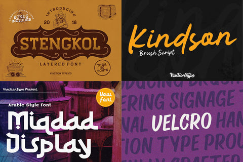 VT Treasure Font Bundle