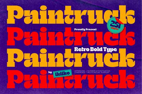 Paintruck - Retro Bold Type