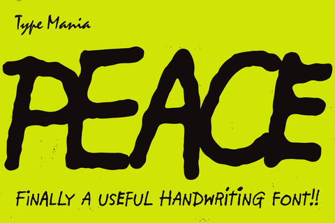 50 TYPE MANIA FONTS // 50% OFF!