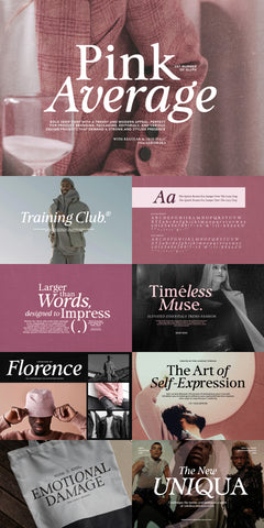 The Striking Serif Font Collection
