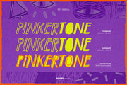 Pinkertone - Artsy Font