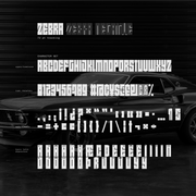 Zebra - Experimental Display Font - Pixel Surplus