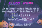 VT Kilegore - Scary Horror Font