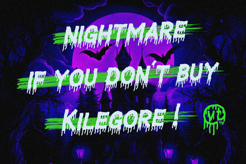 VT Kilegore - Scary Horror Font - Pixel Surplus