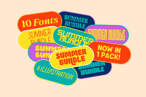 Vibrant Summer Bundle - Pixel Surplus