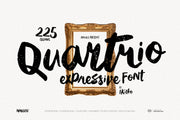 Quartrio - Expressive Font