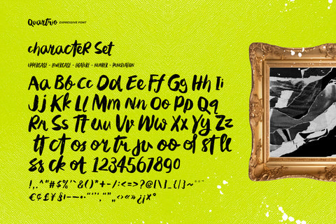 Quartrio - Expressive Font