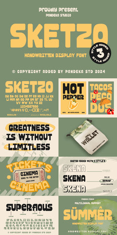 The Eclectic Display Font Bundle