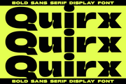 Quirx - Modern Display Font