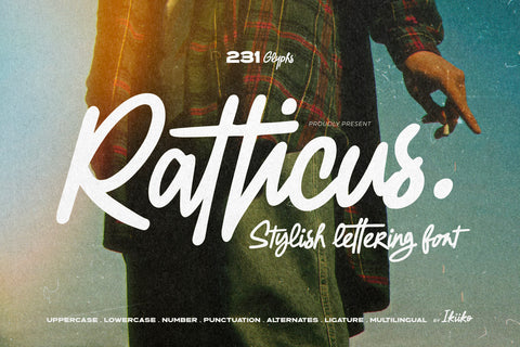 Ratticus - Stylish Lettering Font