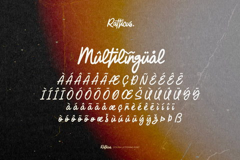 Ratticus - Stylish Lettering Font