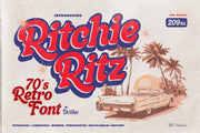 Ritchie Ritz - 70s Retro Font