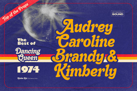Ritchie Ritz - 70s Retro Font