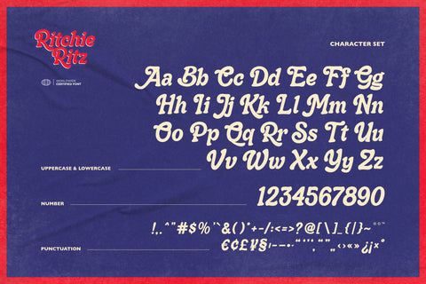 Ritchie Ritz - 70s Retro Font