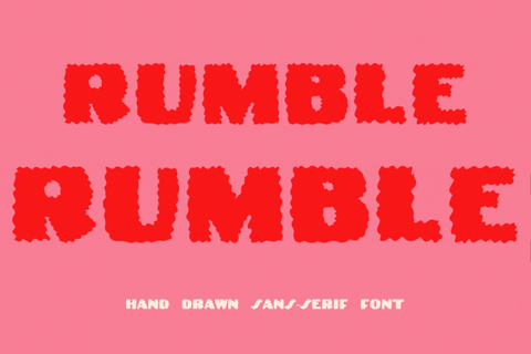 Rumble Sans - Free Font