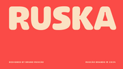 Ruska - Free Rounded Display Font - Pixel Surplus