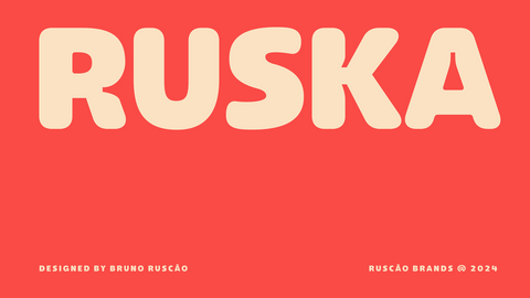 Ruska - Free Rounded Display Font