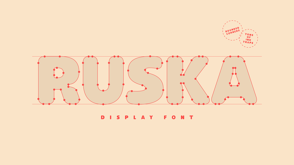Ruska - Free Rounded Display Font – Pixel Surplus