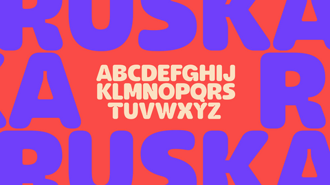 Ruska - Free Rounded Display Font - Pixel Surplus