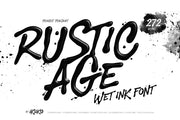 Rustic Age - Wet Ink Font - Pixel Surplus