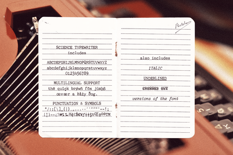 Typewriter Font Bundle Vol. 5