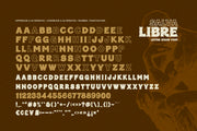 Salva Libre - Letter Stamp Font