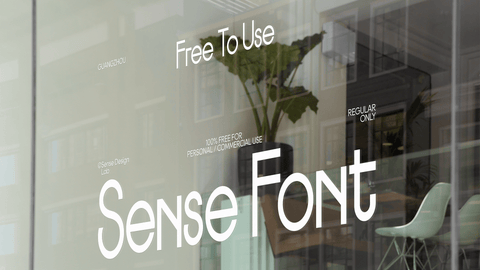 Sense - Free Sans Serif Display Font