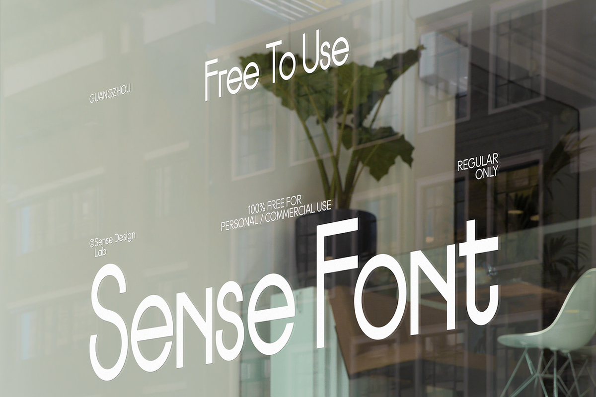 Sense - Free Sans Serif Display Font – Pixel Surplus