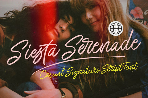 Siesta Serenade - Casual Signature Script Font