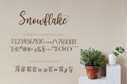 Snowflake - Script Font