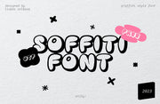 Soffiti - Free Bubble Graffiti Font