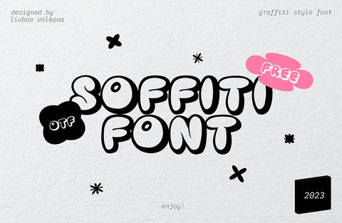 Soffiti - Free Bubble Graffiti Font
