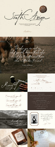 The Enchanted Wedding Font Collection