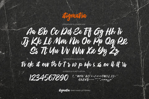 Stigmatra - Raw Hand Lettering