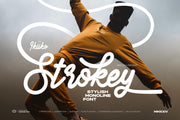 Strokey - Stylish Monoline Font