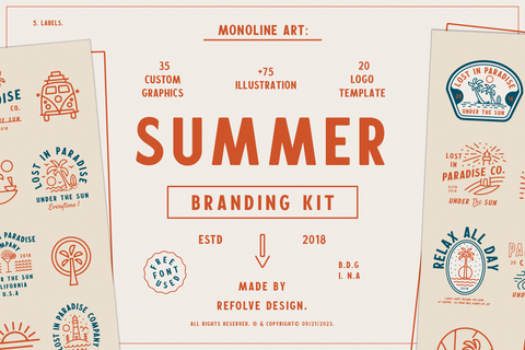 Summer Branding Kit