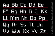Synthexo - Futuristic Tech Typeface - Pixel Surplus