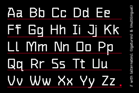 Synthexo - Futuristic Tech Typeface - Pixel Surplus