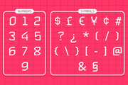 Synthexo - Futuristic Tech Typeface - Pixel Surplus