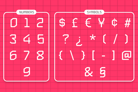 Synthexo - Futuristic Tech Typeface - Pixel Surplus