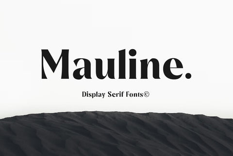 Mauline Display Serif Font