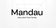 Mandau Sans Serif - Pixel Surplus