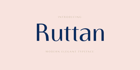 Ruttan Elegant Fonts