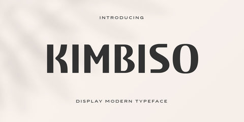 Kimbiso Modern Display Font - Pixel Surplus