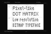 Tecnica - Free Dot Matrix Display Font - Pixel Surplus