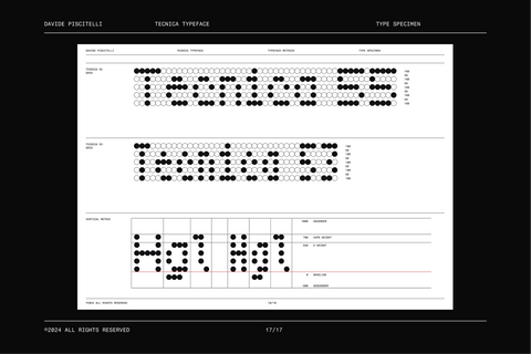 Tecnica - Free Dot Matrix Display Font - Pixel Surplus